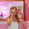 Pop Fizz Clink in a mobile bar behind the bride - made by @CustomNeon for @miss__fizz
