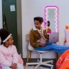 70's Vintage Inspired Pink LED Neon Mirror by  CUSTOM NEON® in a girl's bedroom turned on