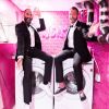 WERK CUSTOM NEON® sign on pink tiled laundry room wall @brownstoneboys