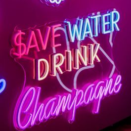 white christmas dresses Save Water Drink Champagne – MercedesLopezCharro