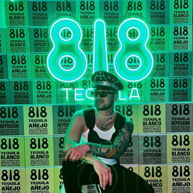 Green Custom Neon® brand sign @drink818