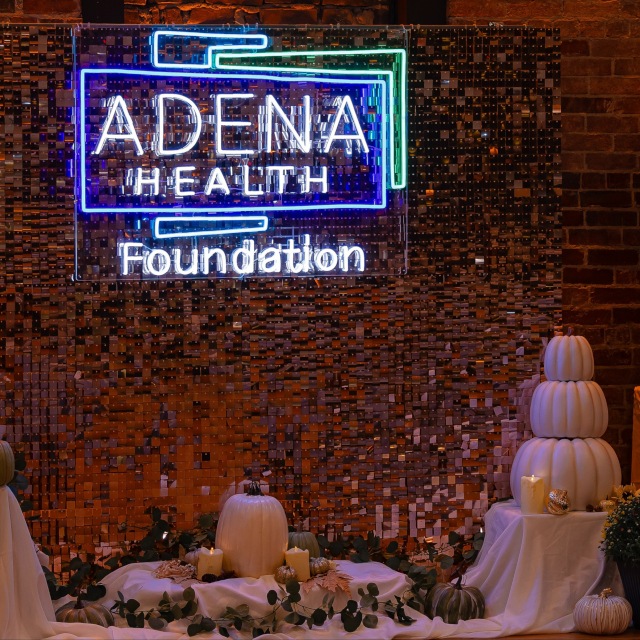 Multicolor Custom Neon® logo sign @adenamedical