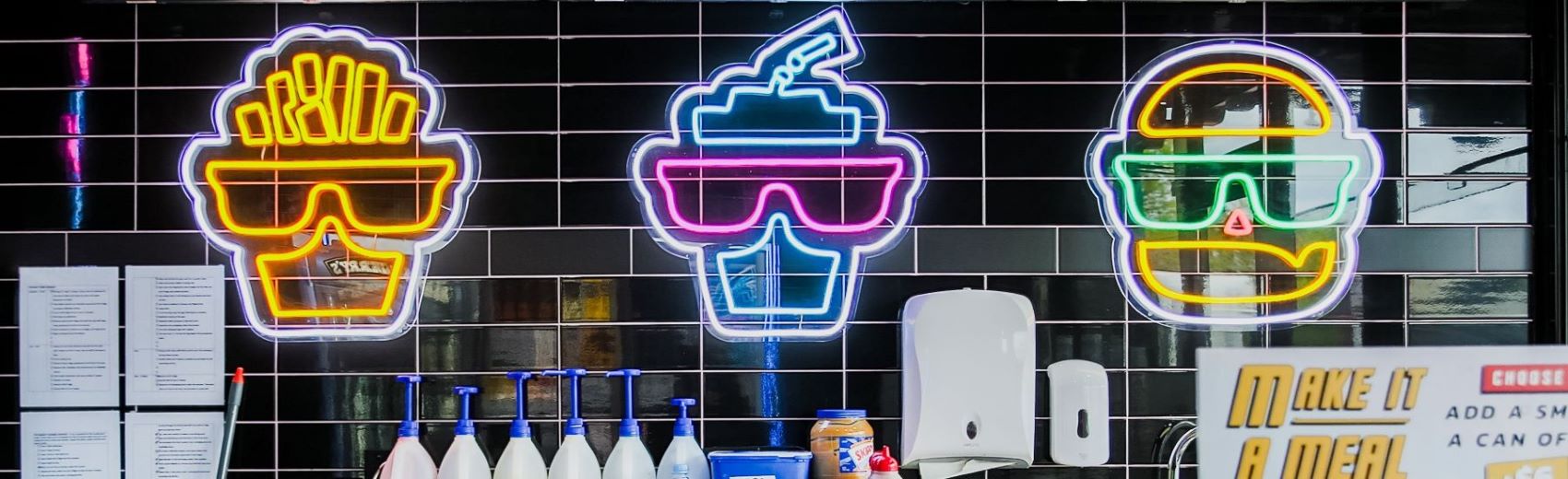 Customised Custom Neon® signs and branded art @bossburgerco
