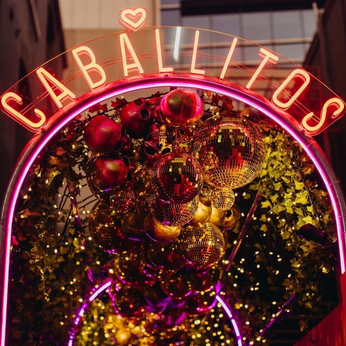multicolored outdoor Custom Neon® business sign @caballitosperth