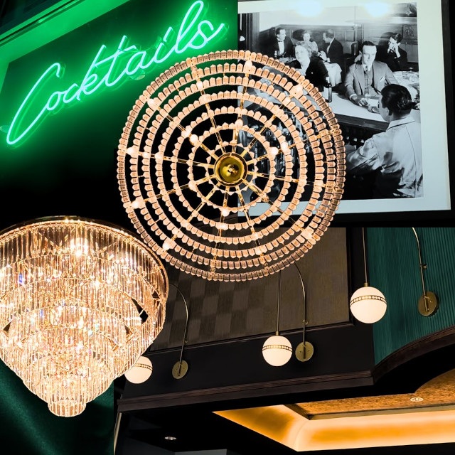 Green LED word sign by Custom Neon® @theplacebobar