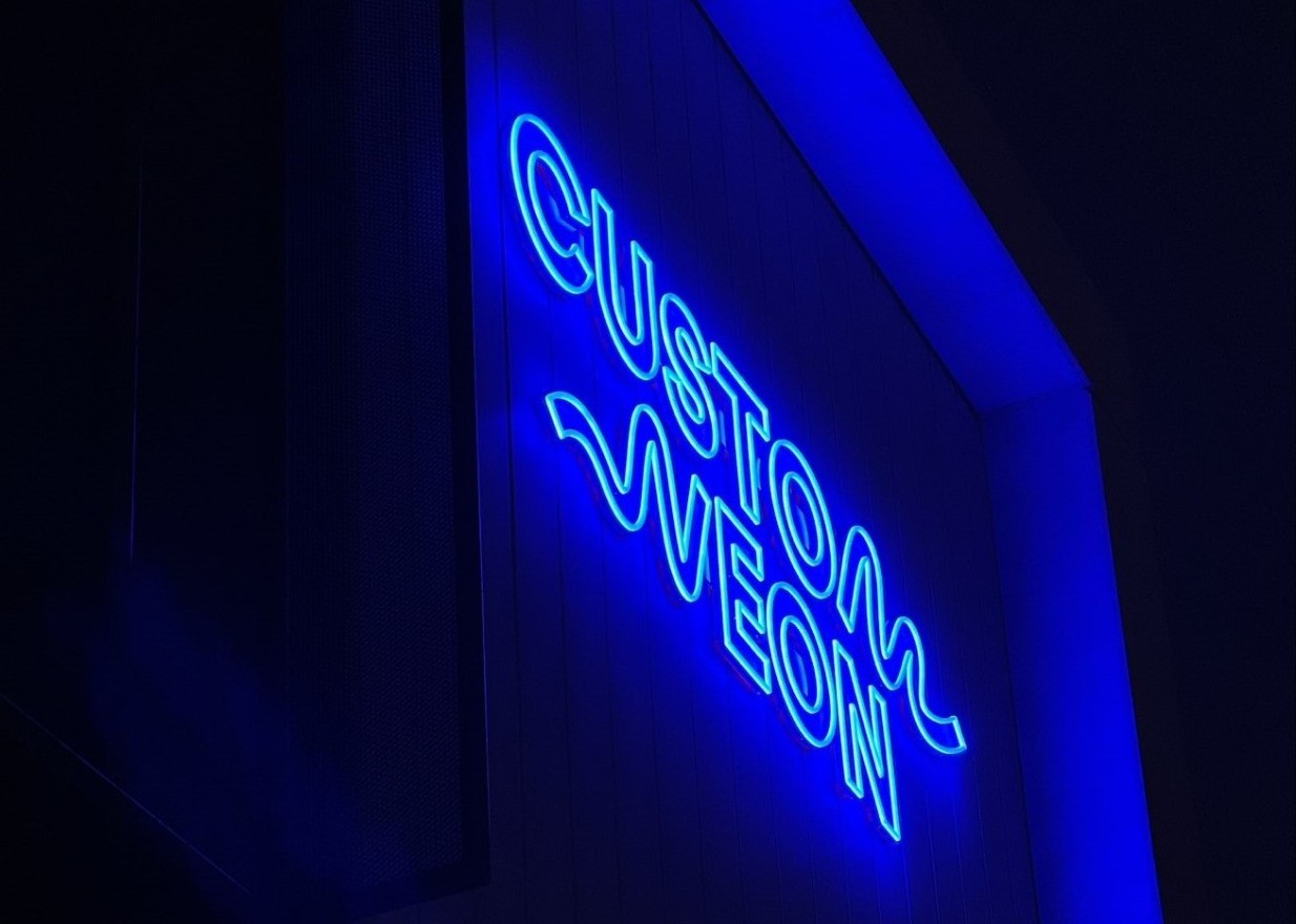 Custom Neon® exterior office logo