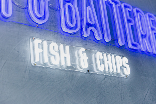 Color changing animated Custom Neon&reg; sign for saltandbattered.com.au