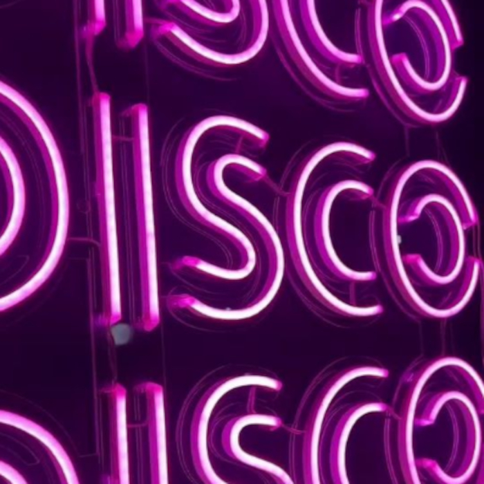 Disco Disco Disco retro double lined Custom Neon® sign @thelobbybarsf