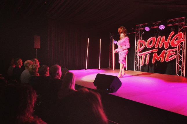 Custom Neon® color changing stage sign @karenfromfinance