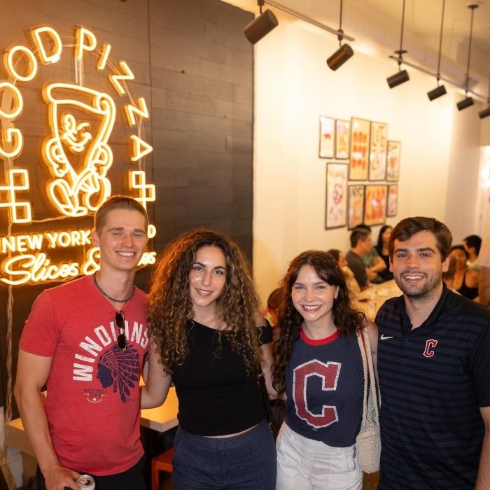 Custom Neon® pizzeria logo sign @goodpizzacleveland