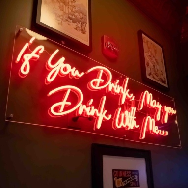 Red word sign by Custom Neon® @redleprechaun