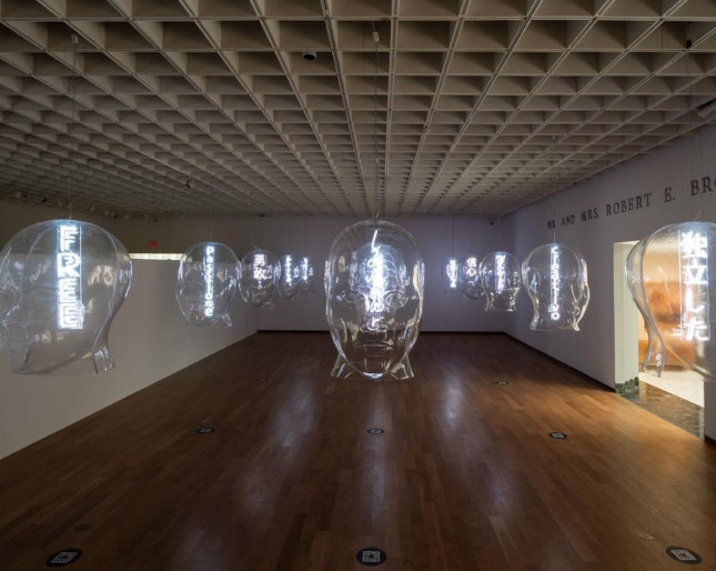 Custom Neon&reg; color changing signs in art display by jefre_artist as seen at @orlandomuseumofart