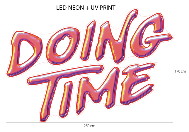 Custom Neon® color changing stage sign @karenfromfinance