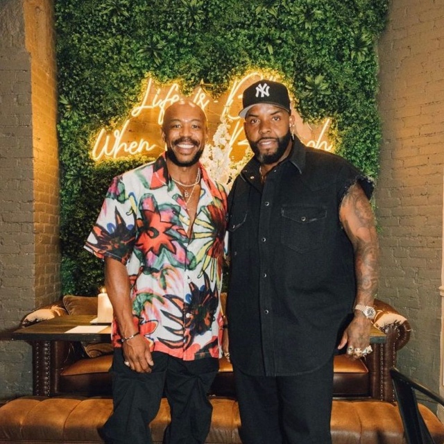 Yellow Custom Neon® restaurant quote selfie sign @brunchharlem