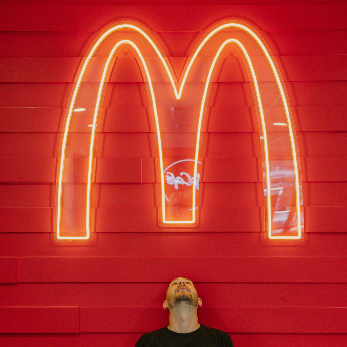 McDonalds® Golden Arches sign in LED neon made by Custom Neon® photo by Jake Munday @customneon