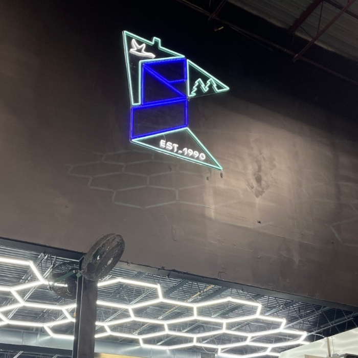 Multicoloured Logo sign by Custom Neon® @sightlinecommercial
