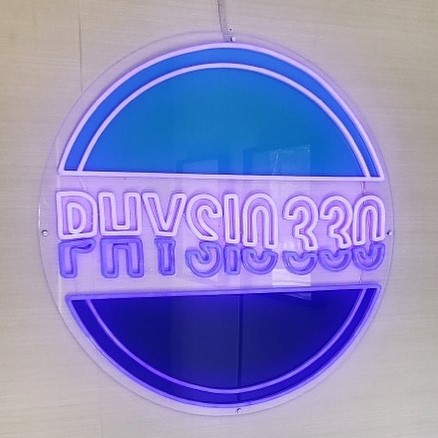 Neon Acrylic Round Backlit Signs Mirror Logo Sign UV Printed