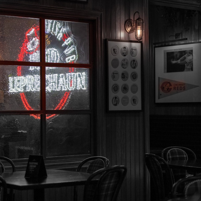 Multicolored Custom Neon® Logo sign @redleprechaun