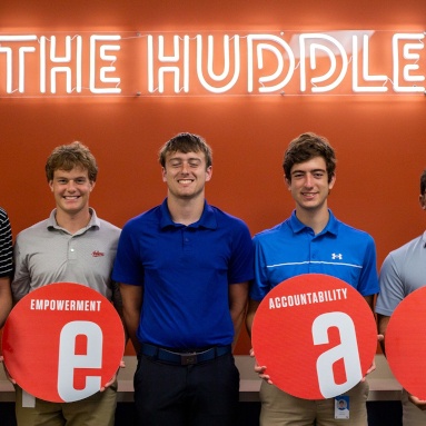 White word sign for office by Custom Neon® @planes