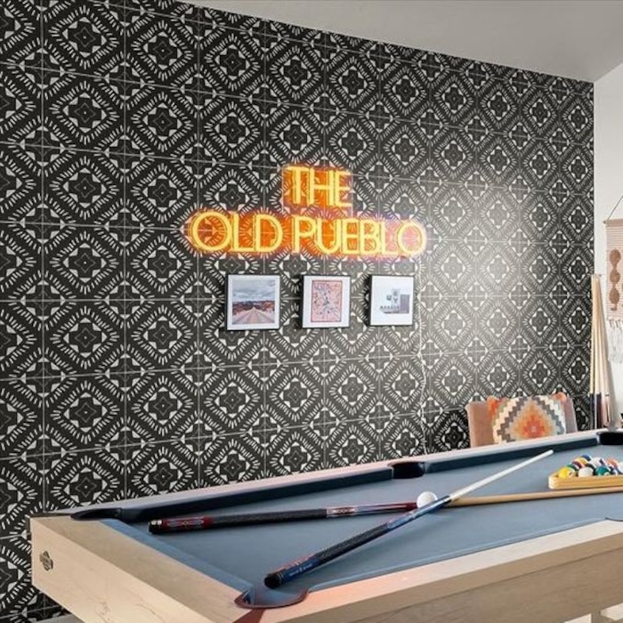Orange Custom Neon® sign for Games Room @hometeamvacationrentals