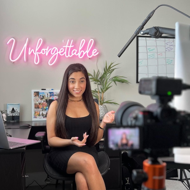 Pink Youtube channel slogan sign by Custom Neon® @therealsabahali