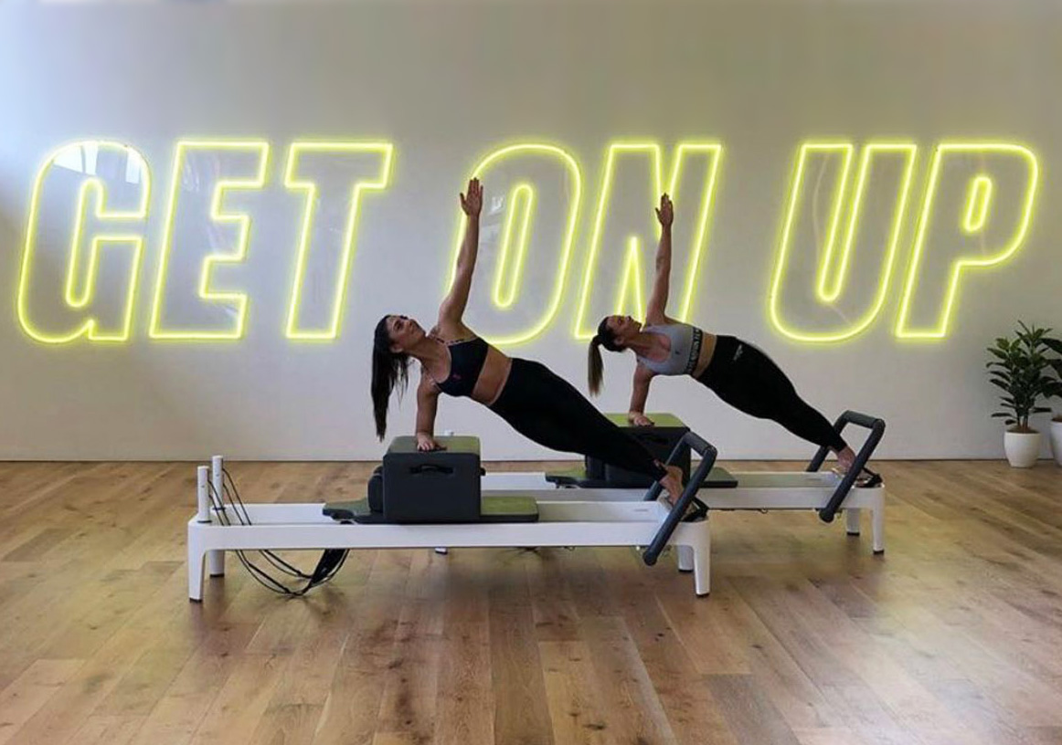 Get On Up large yellow Custom Neon&reg; sign @upstate_studios