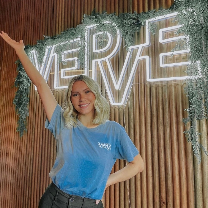 White business logo sign in St Louis by Custom Neon® @subtext_living