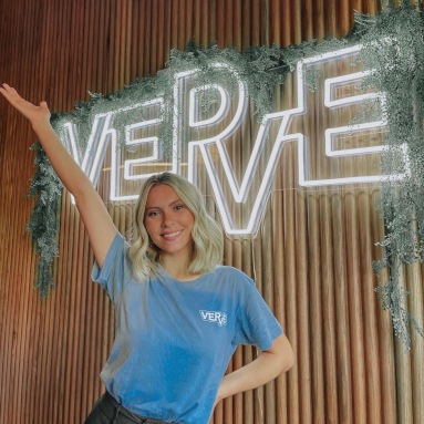 White business logo sign in St Louis by Custom Neon® @subtext_living